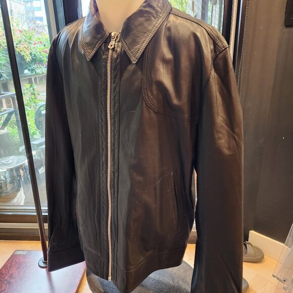 Dolce Gabbana Black Leather Jackets - Picture 1 of 5